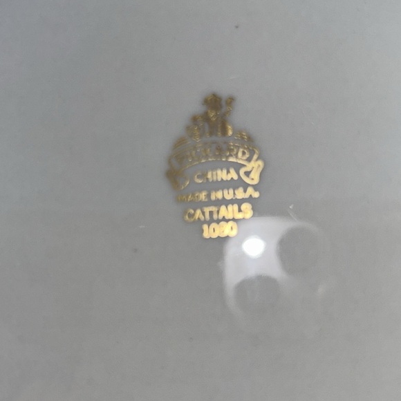 Vintage Pickard China Print Cattails Deep Serving Platter Made in USA - Picture 5 of 7